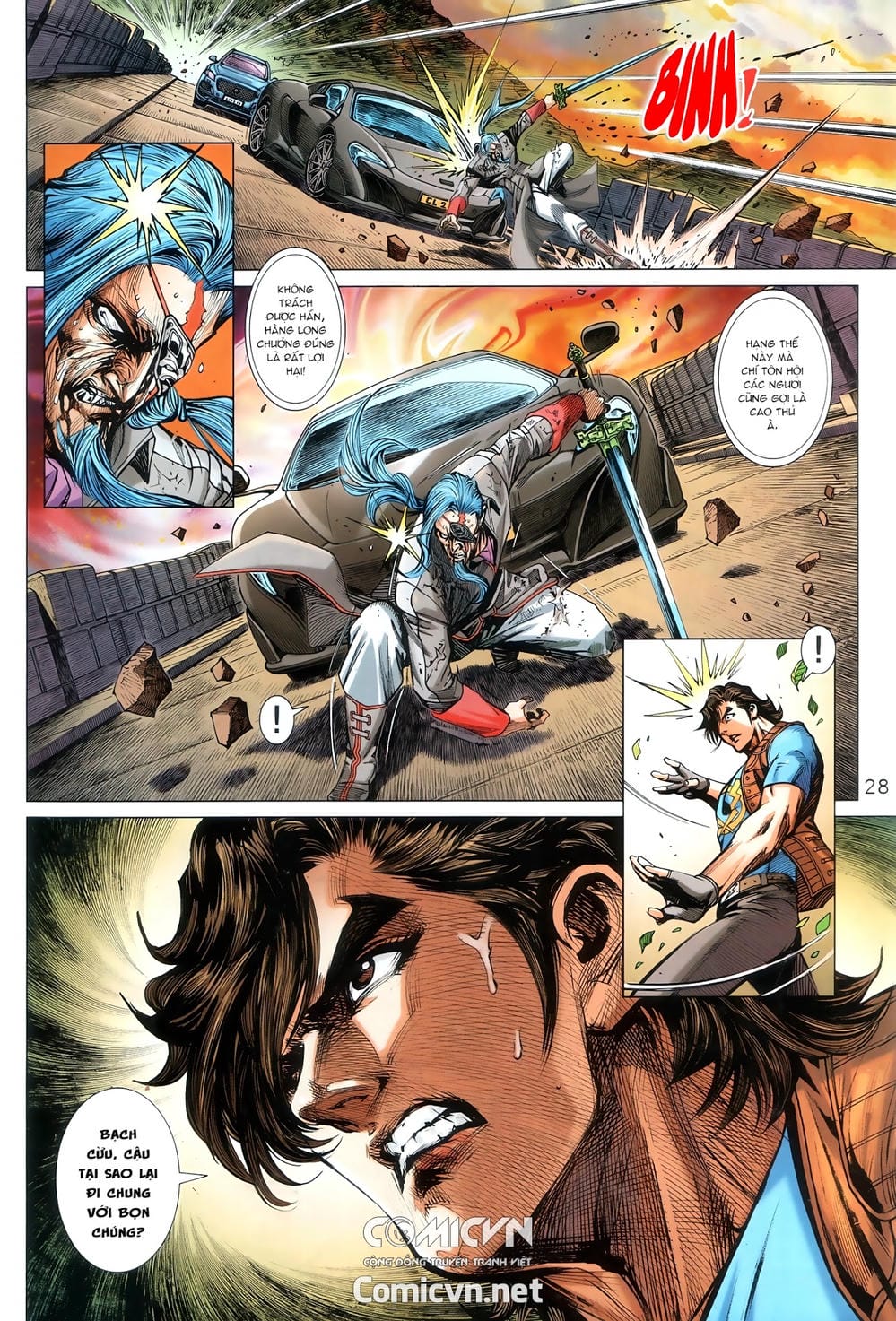 Truyện Tranh Tân Tác Long Hổ Môn trang 4