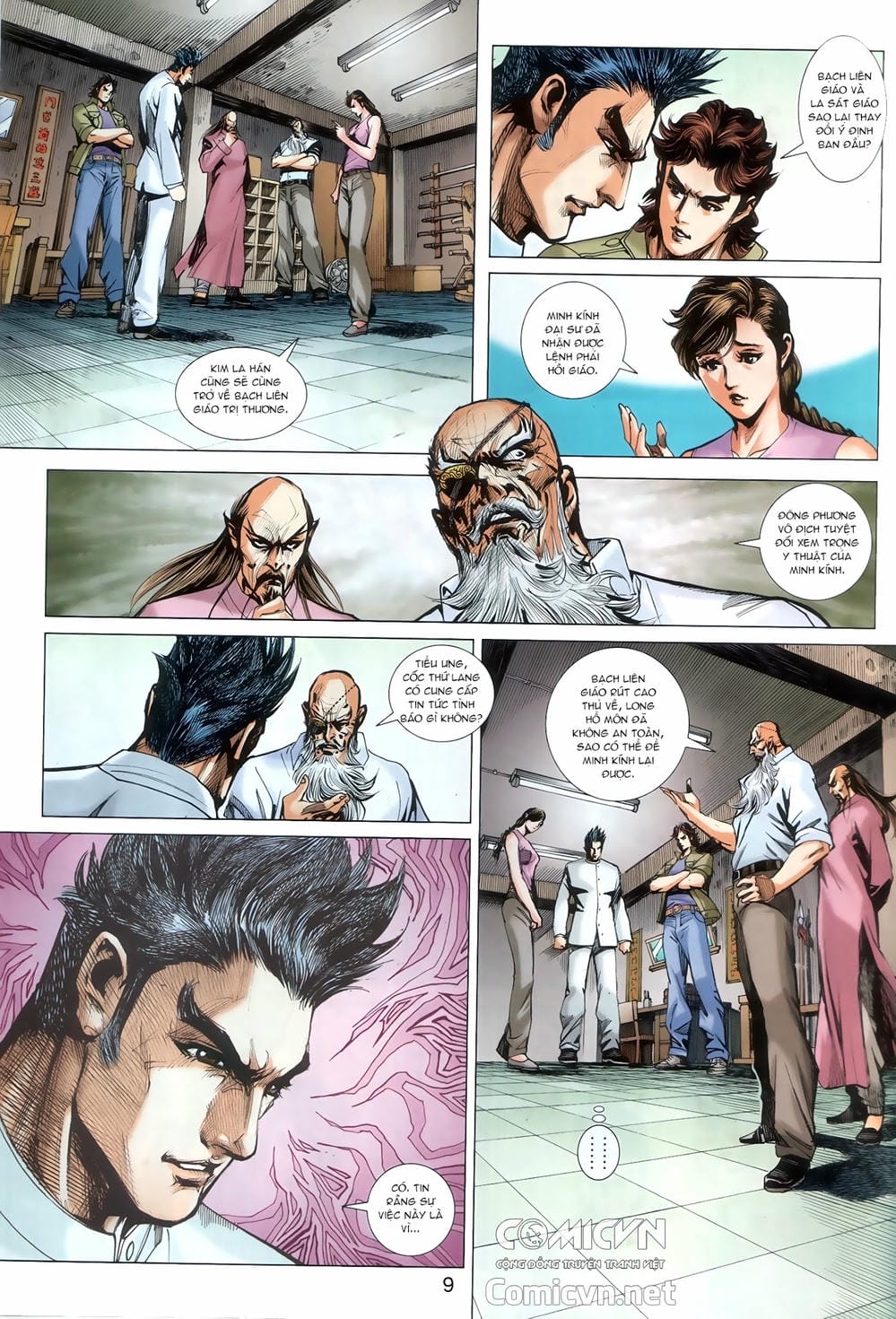 Truyện Tranh Tân Tác Long Hổ Môn trang 4