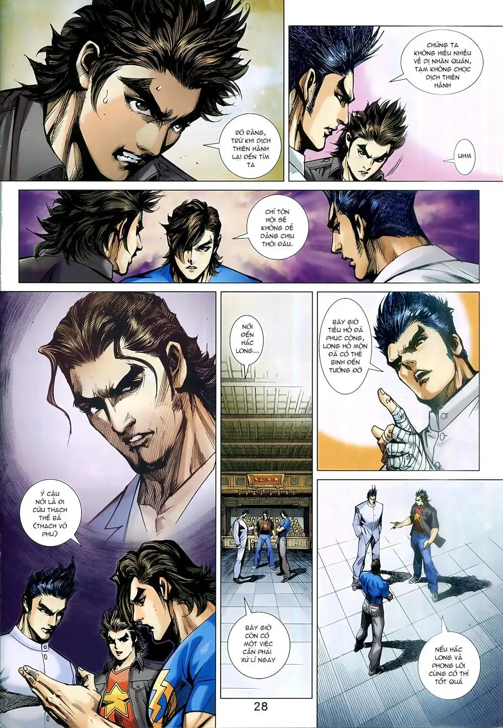 Truyện Tranh Tân Tác Long Hổ Môn trang 4