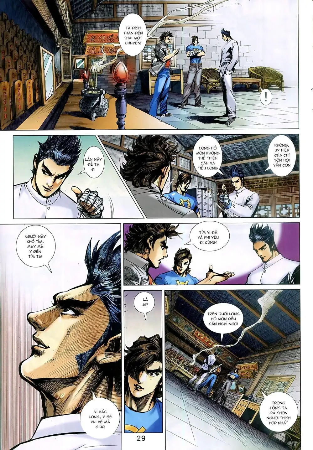 Truyện Tranh Tân Tác Long Hổ Môn trang 4