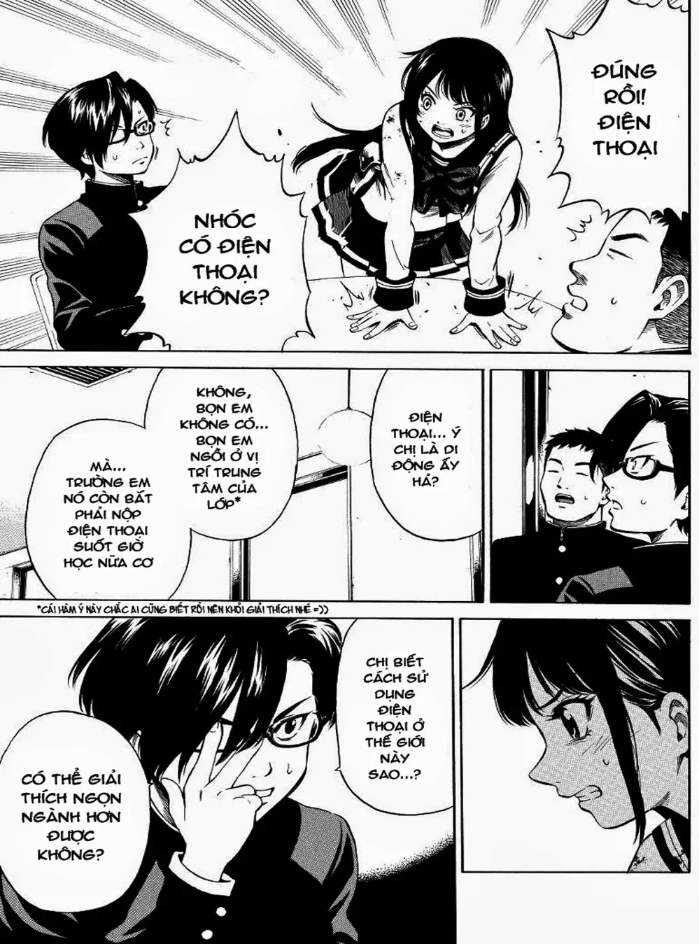 Truyện Tranh Đối Đầu Với Trọng Lực - Tenkuu Shinpan trang 4