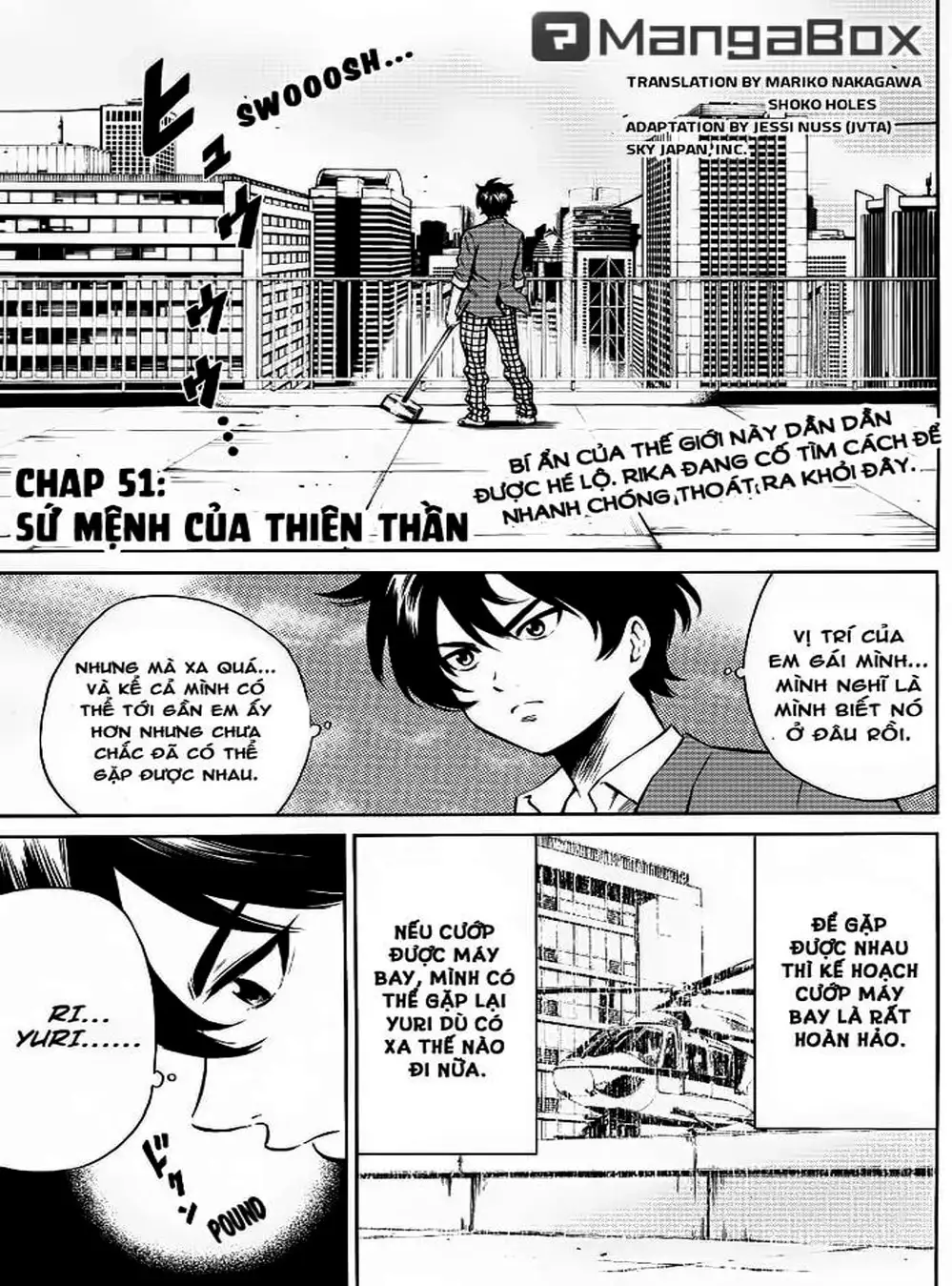 Truyện Tranh Đối Đầu Với Trọng Lực - Tenkuu Shinpan trang 4