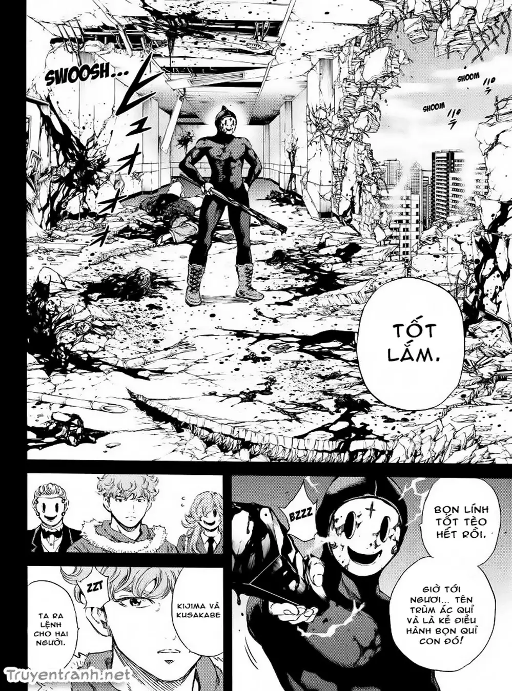 Truyện Tranh Đối Đầu Với Trọng Lực - Tenkuu Shinpan trang 4