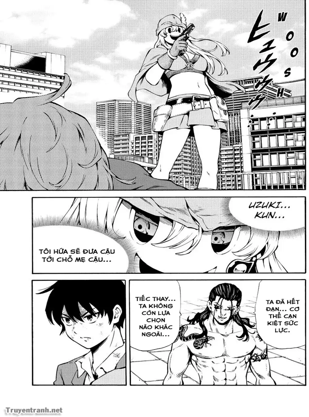 Truyện Tranh Đối Đầu Với Trọng Lực - Tenkuu Shinpan trang 4