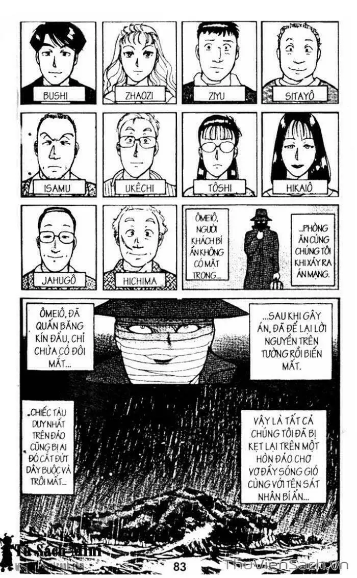 Truyện Tranh Thám Tử Kindaichi trang 4