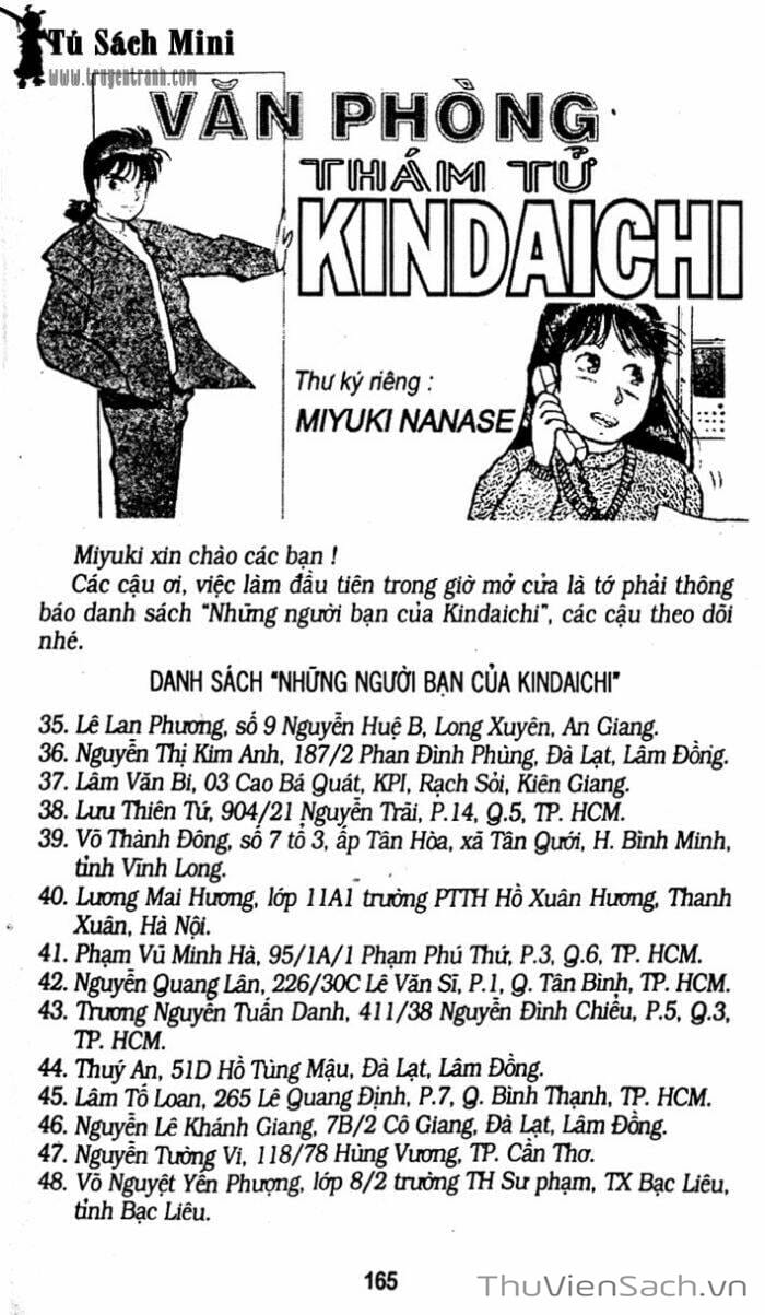 Truyện Tranh Thám Tử Kindaichi trang 4