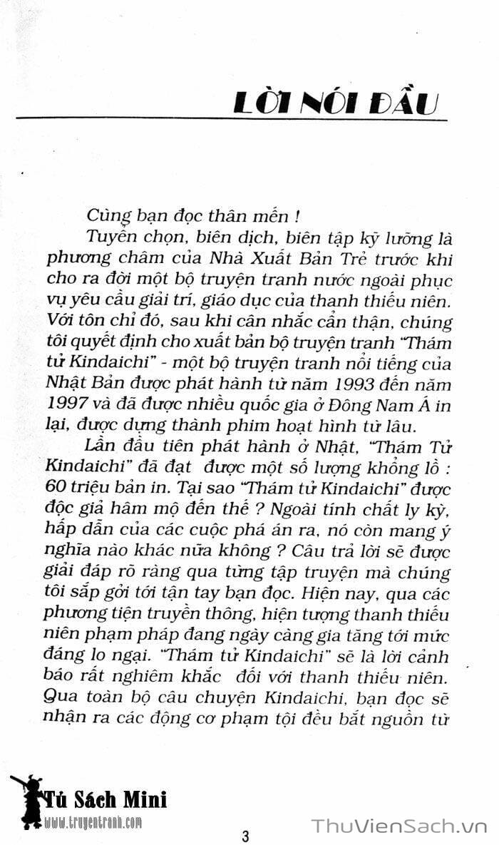 Truyện Tranh Thám Tử Kindaichi trang 4