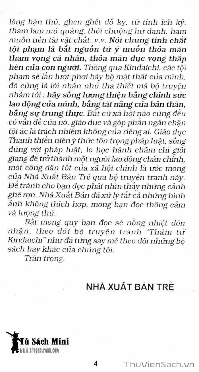Truyện Tranh Thám Tử Kindaichi trang 4