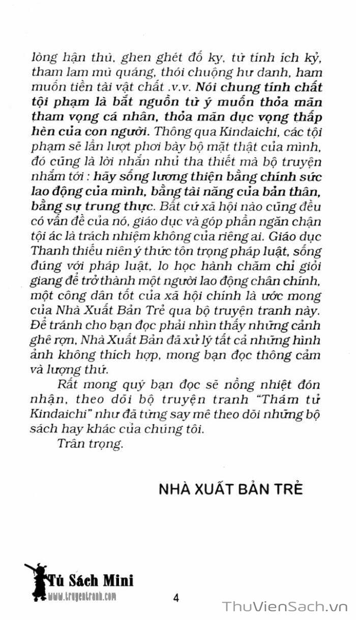 Truyện Tranh Thám Tử Kindaichi trang 4