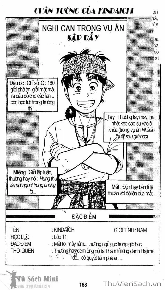 Truyện Tranh Thám Tử Kindaichi trang 4