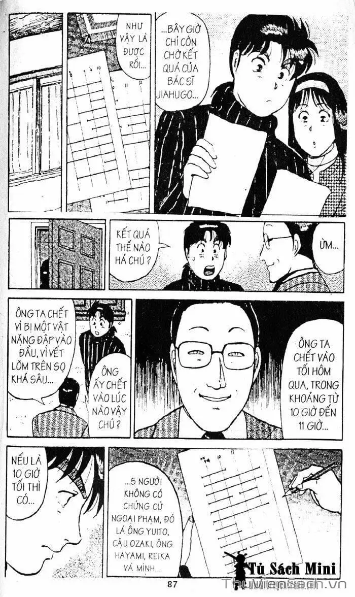 Truyện Tranh Thám Tử Kindaichi trang 4