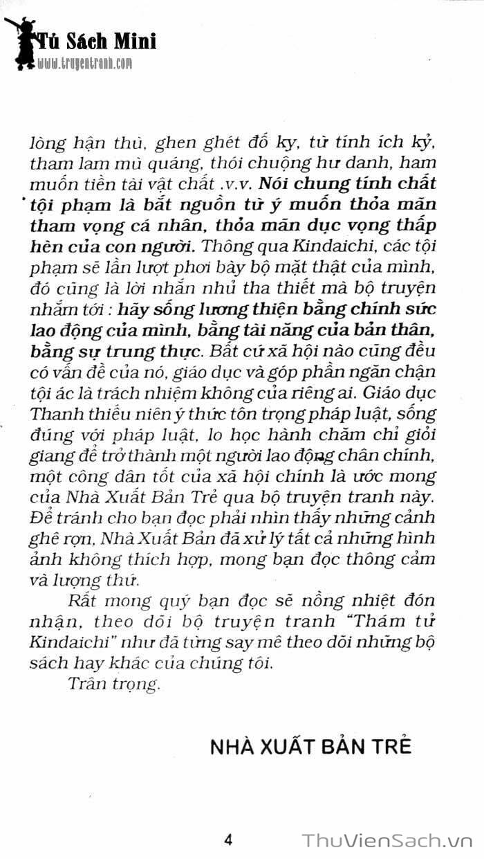 Truyện Tranh Thám Tử Kindaichi trang 4