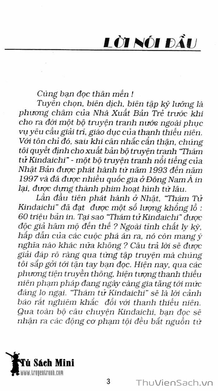 Truyện Tranh Thám Tử Kindaichi trang 4
