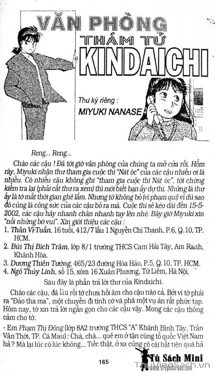 Truyện Tranh Thám Tử Kindaichi trang 4