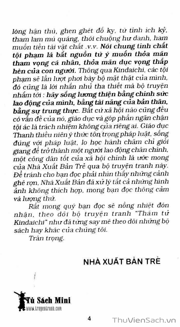 Truyện Tranh Thám Tử Kindaichi trang 4