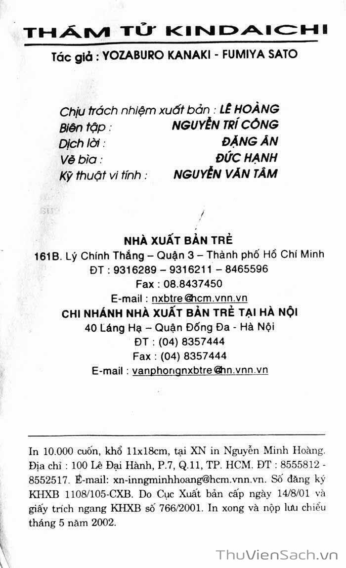 Truyện Tranh Thám Tử Kindaichi trang 4