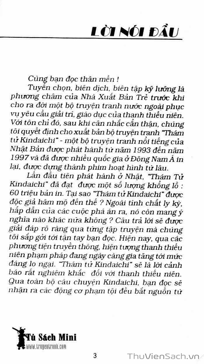 Truyện Tranh Thám Tử Kindaichi trang 4