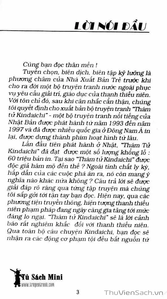 Truyện Tranh Thám Tử Kindaichi trang 4