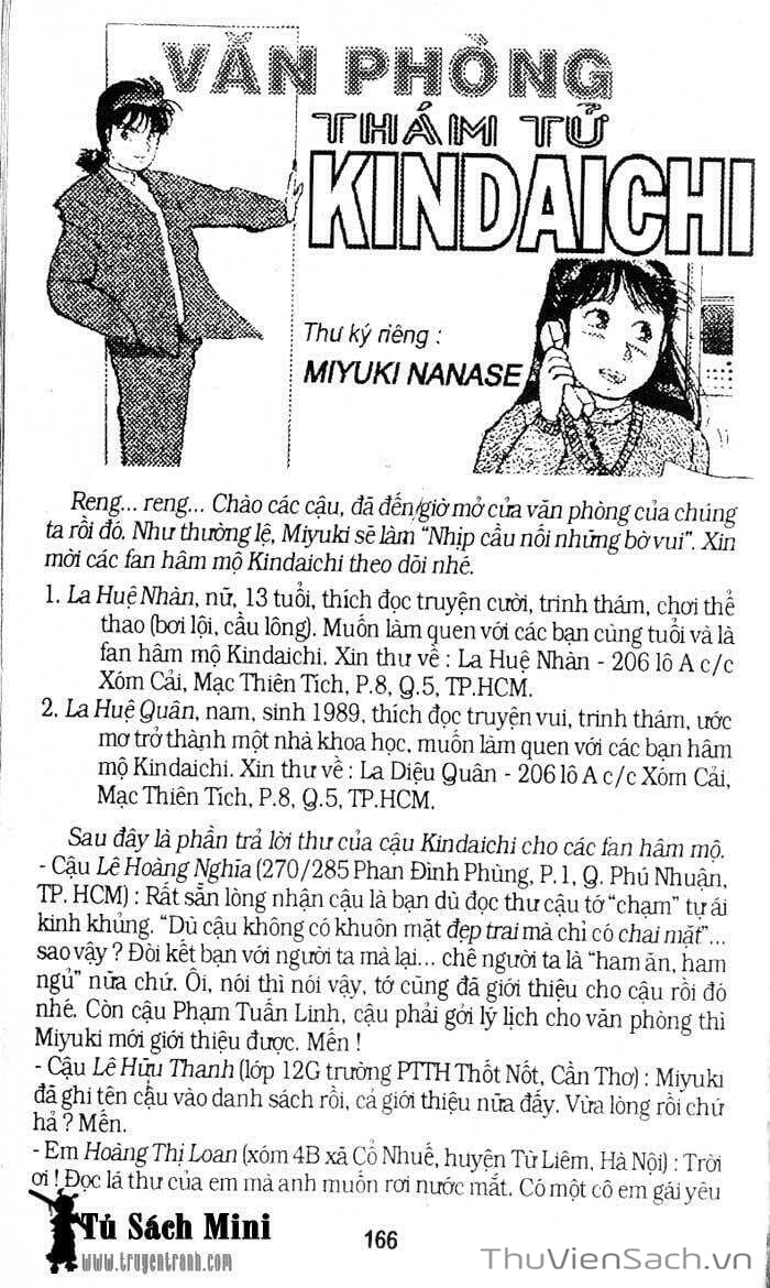 Truyện Tranh Thám Tử Kindaichi trang 4