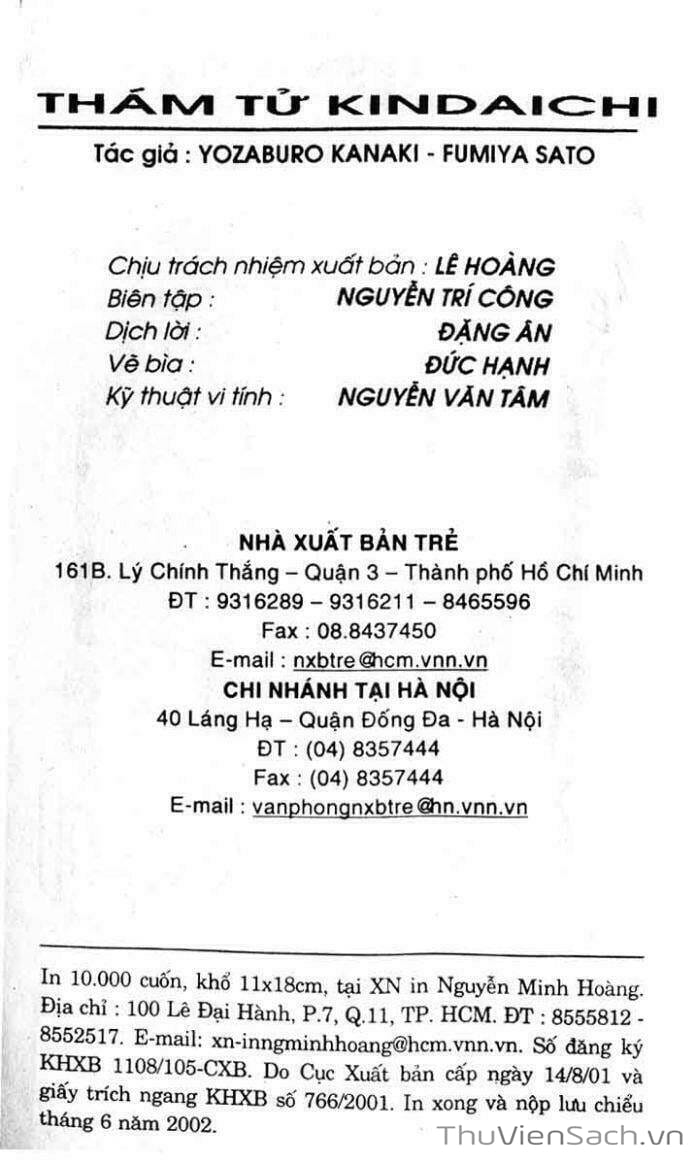 Truyện Tranh Thám Tử Kindaichi trang 4