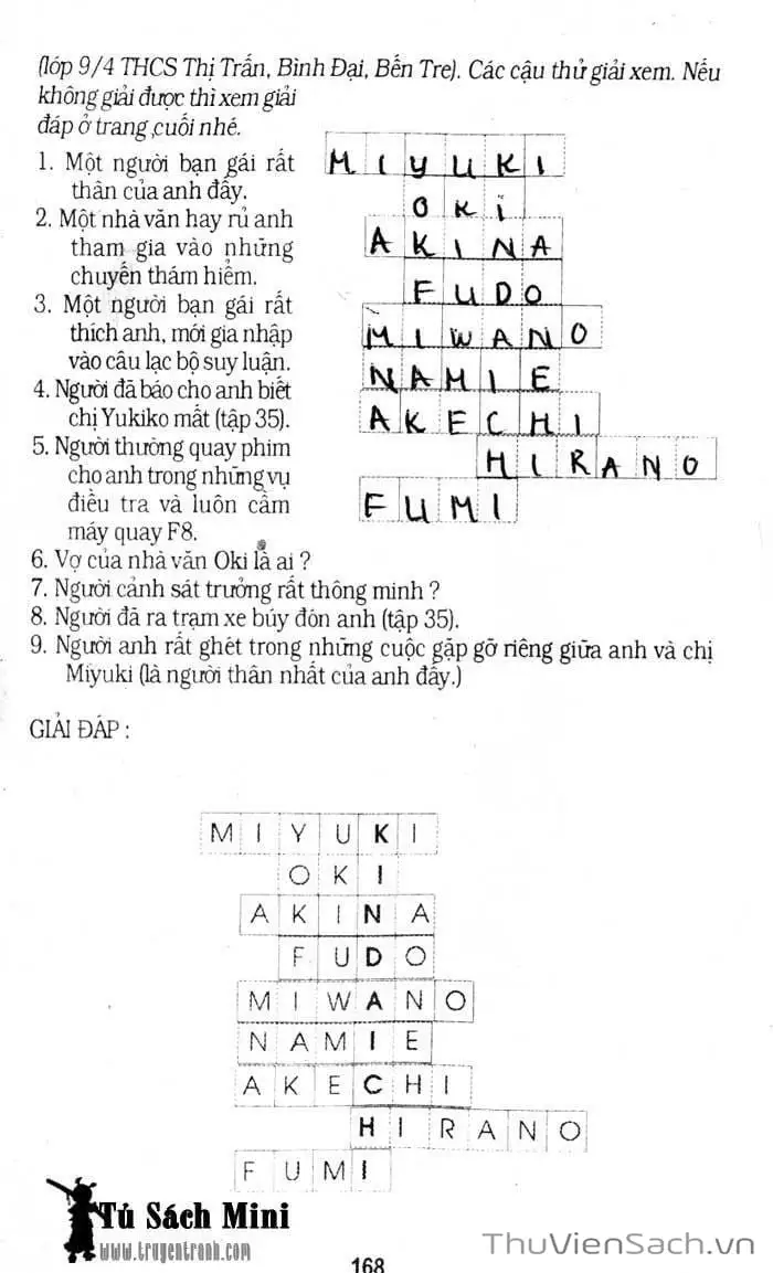 Truyện Tranh Thám Tử Kindaichi trang 4