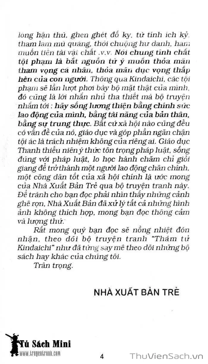 Truyện Tranh Thám Tử Kindaichi trang 4