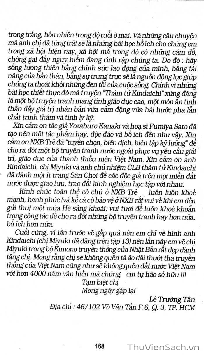 Truyện Tranh Thám Tử Kindaichi trang 4