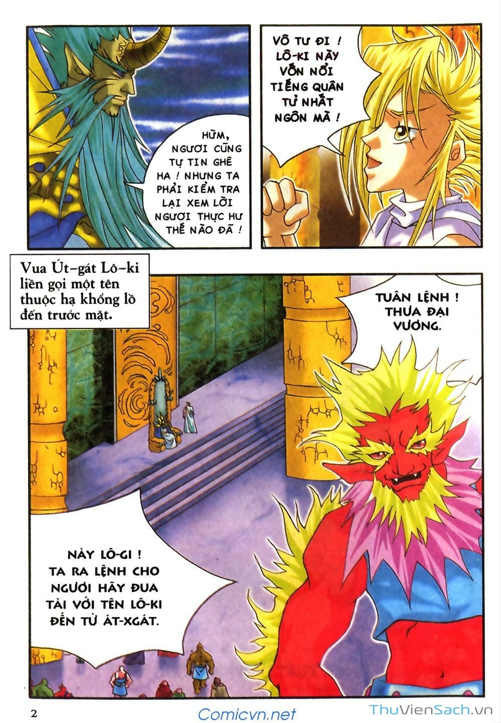 Truyện Tranh Thần Thoại Bắc Âu - Thế Giới Các Vị Thần trang 2