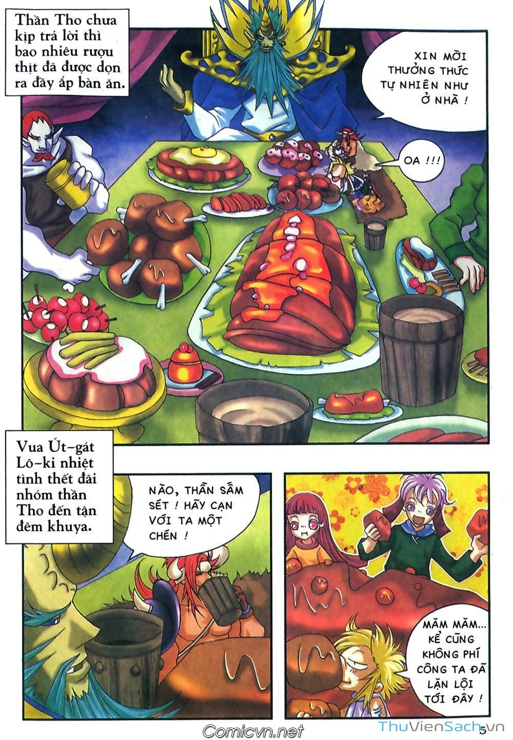 Truyện Tranh Thần Thoại Bắc Âu - Thế Giới Các Vị Thần trang 2