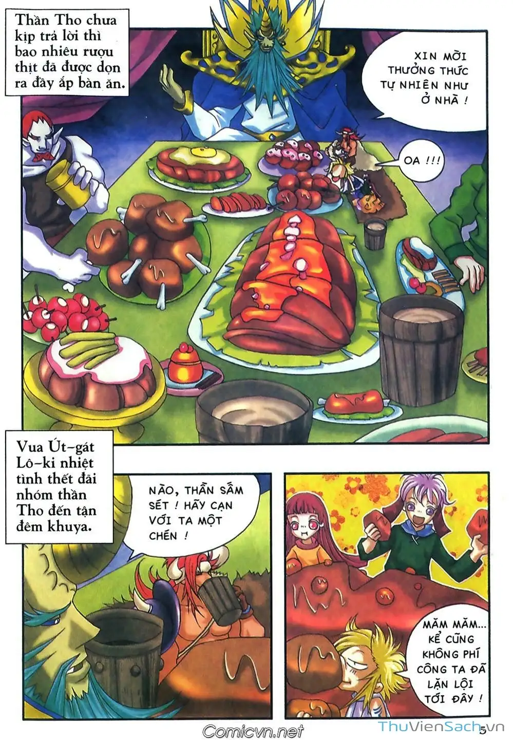 Truyện Tranh Thần Thoại Bắc Âu - Thế Giới Các Vị Thần trang 2