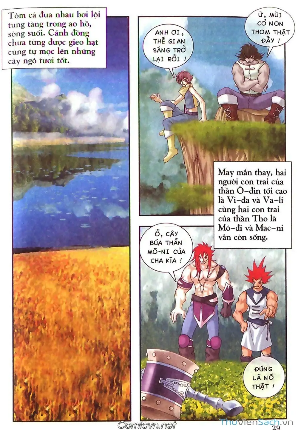 Truyện Tranh Thần Thoại Bắc Âu - Thế Giới Các Vị Thần trang 2
