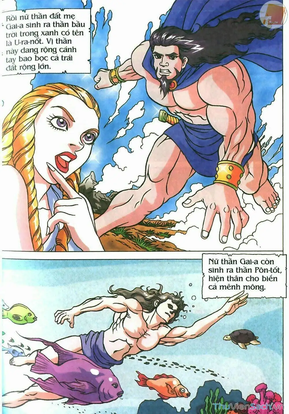 Truyện Tranh Thần Thoại Hy Lạp - Nguồn Gốc Các Vị Thần trang 3