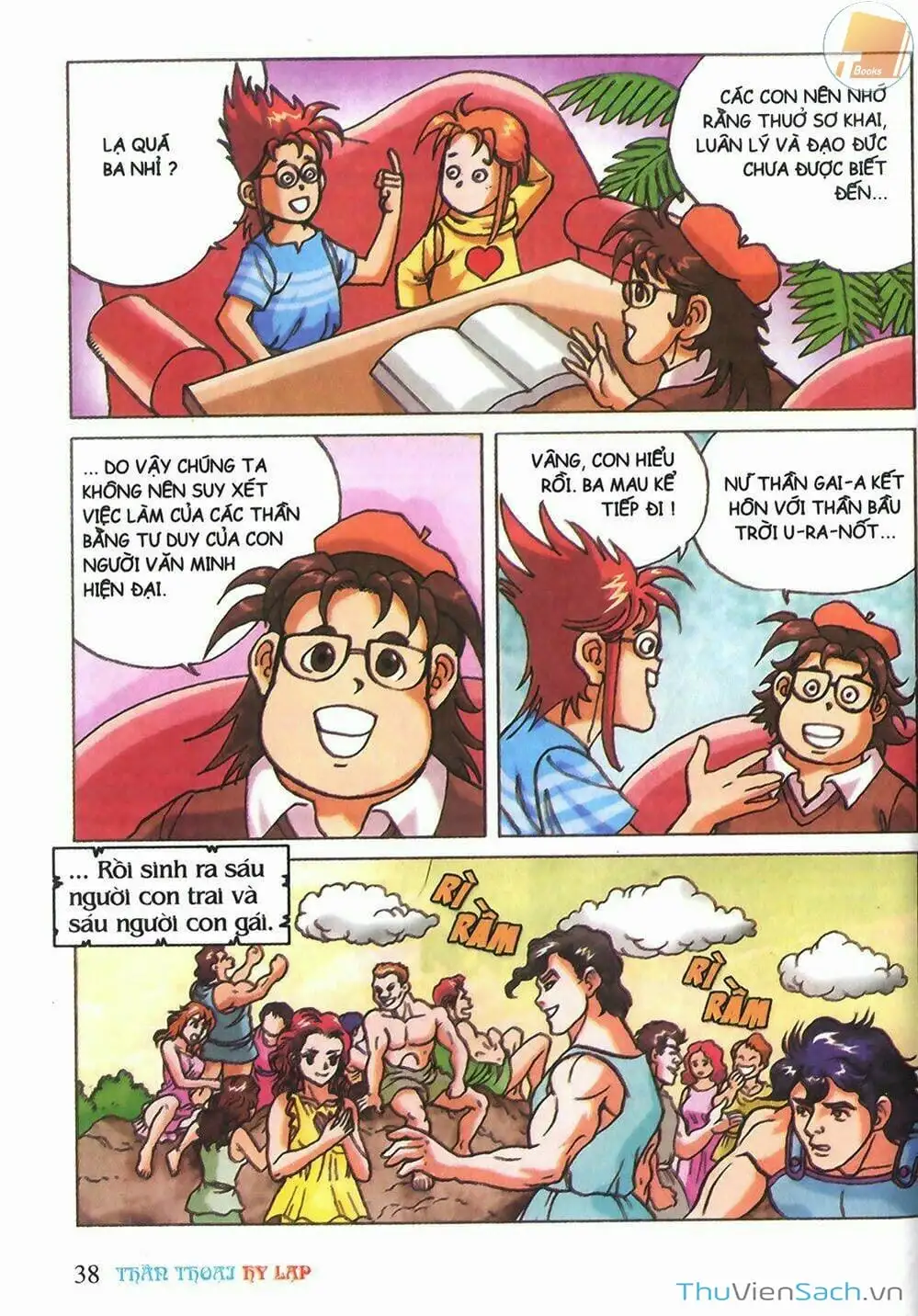 Truyện Tranh Thần Thoại Hy Lạp - Nguồn Gốc Các Vị Thần trang 3