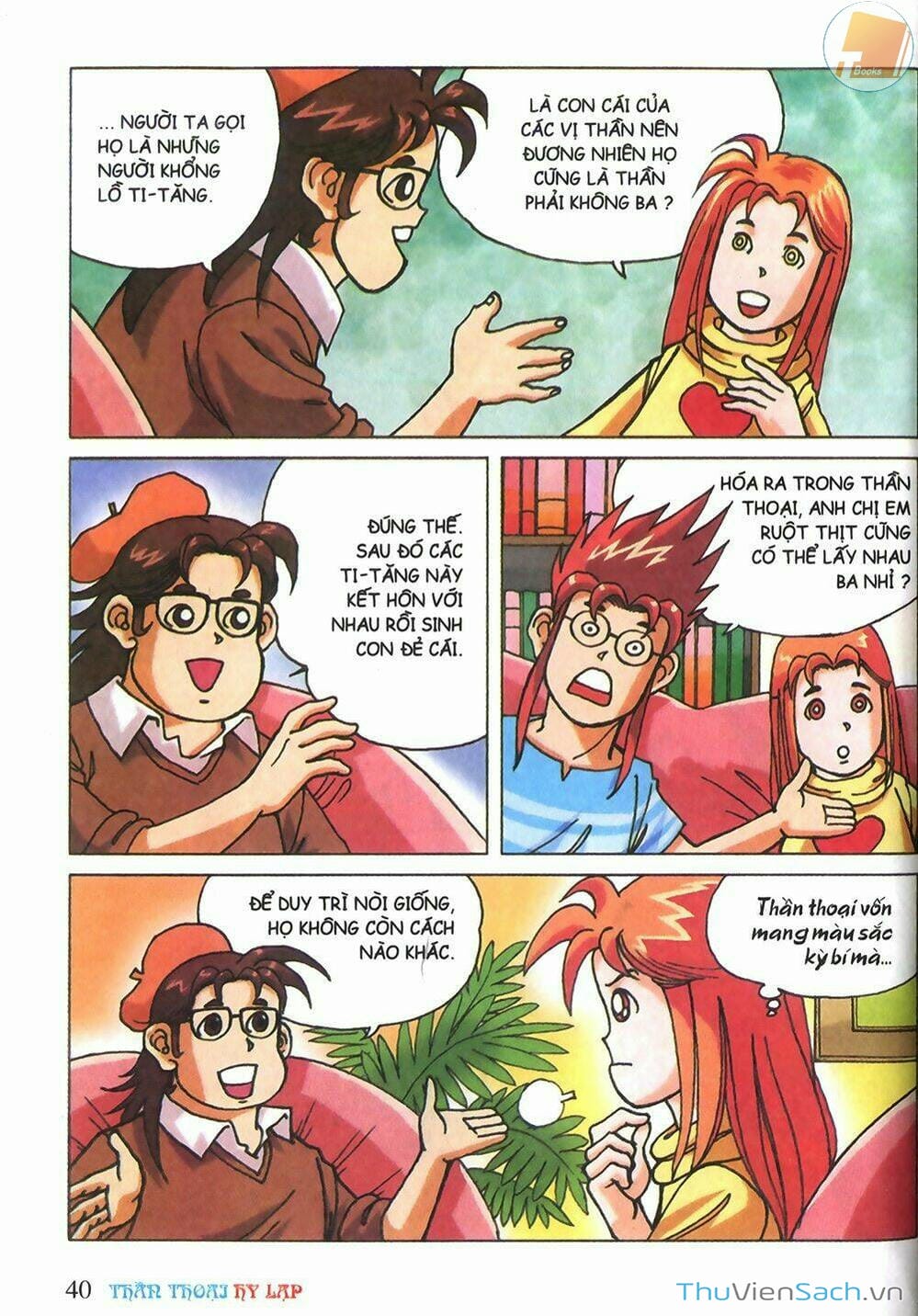 Truyện Tranh Thần Thoại Hy Lạp - Nguồn Gốc Các Vị Thần trang 3