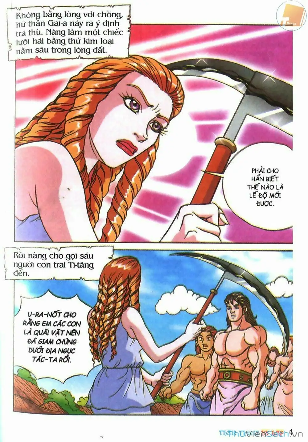 Truyện Tranh Thần Thoại Hy Lạp - Nguồn Gốc Các Vị Thần trang 3