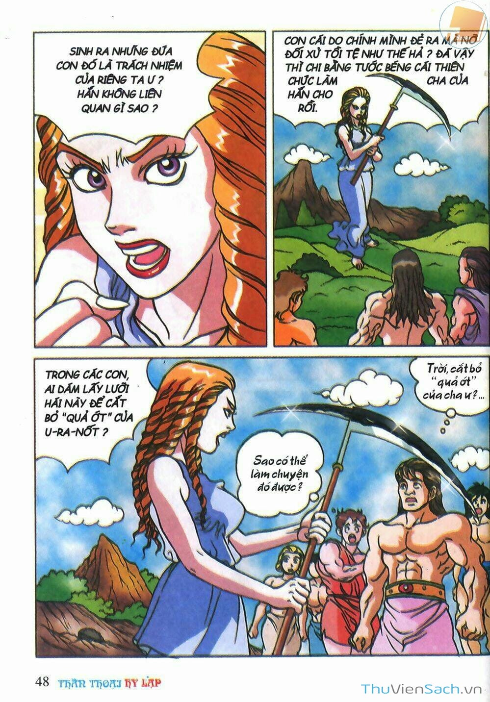 Truyện Tranh Thần Thoại Hy Lạp - Nguồn Gốc Các Vị Thần trang 3