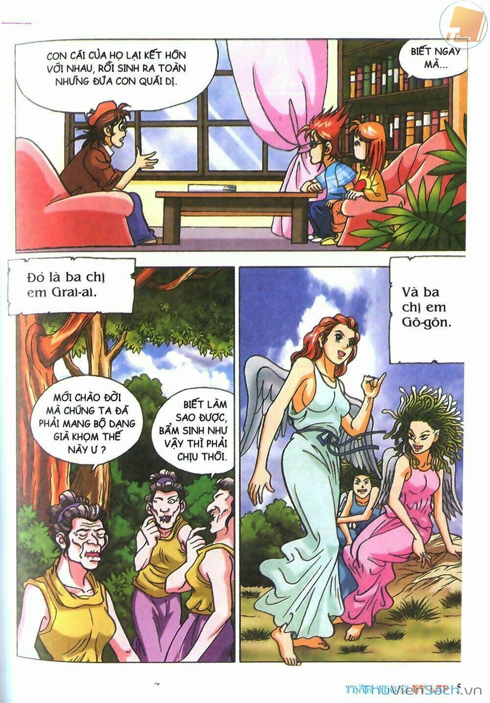 Truyện Tranh Thần Thoại Hy Lạp - Nguồn Gốc Các Vị Thần trang 59