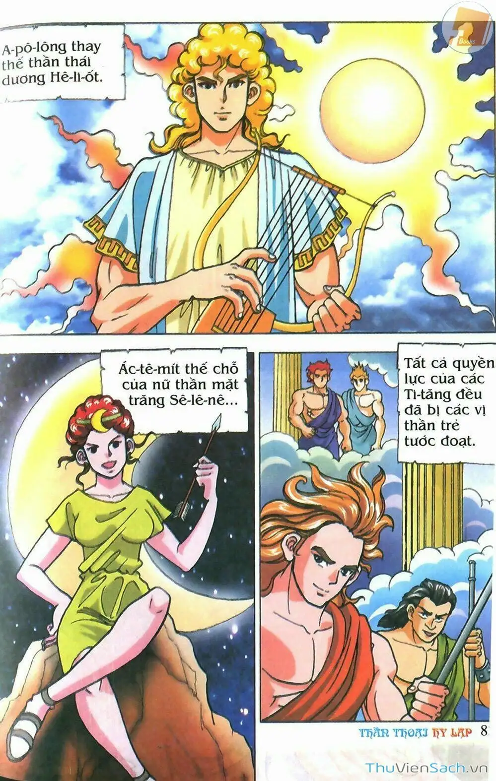 Truyện Tranh Thần Thoại Hy Lạp - Nguồn Gốc Các Vị Thần trang 3