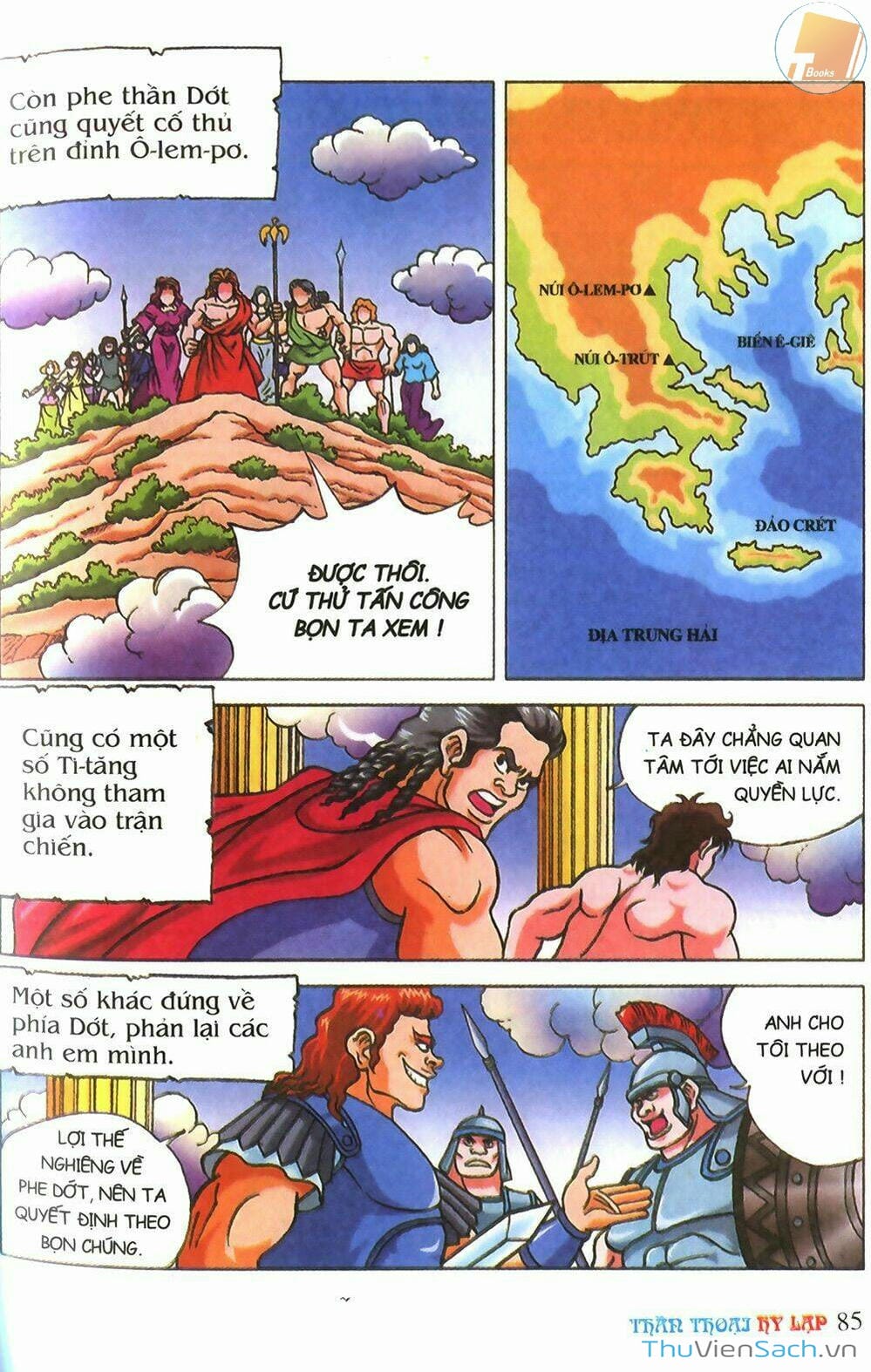 Truyện Tranh Thần Thoại Hy Lạp - Nguồn Gốc Các Vị Thần trang 3