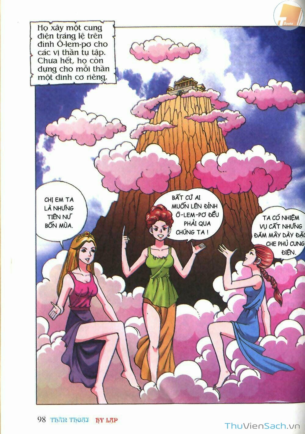 Truyện Tranh Thần Thoại Hy Lạp - Nguồn Gốc Các Vị Thần trang 3