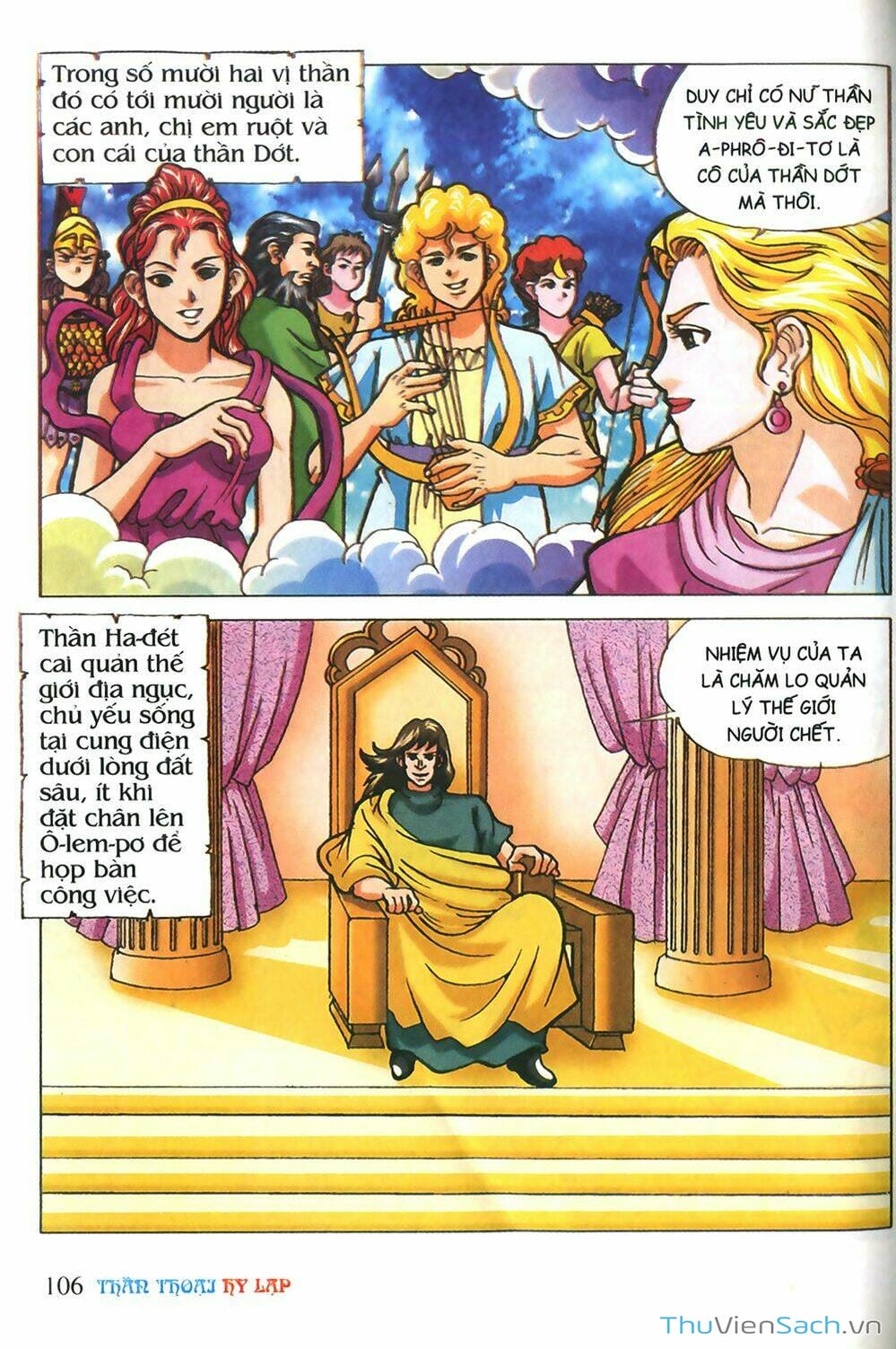 Truyện Tranh Thần Thoại Hy Lạp - Nguồn Gốc Các Vị Thần trang 3