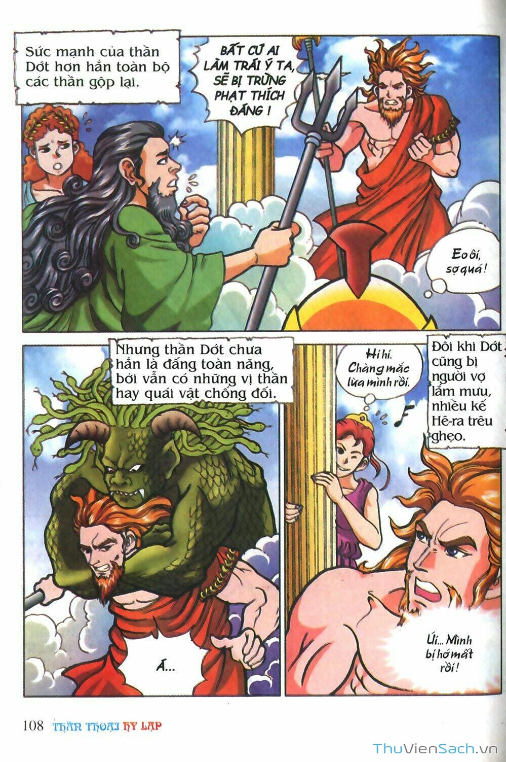 Truyện Tranh Thần Thoại Hy Lạp - Nguồn Gốc Các Vị Thần trang 3