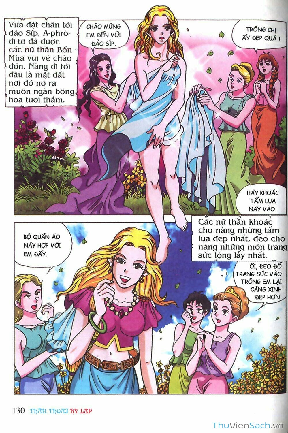 Truyện Tranh Thần Thoại Hy Lạp - Nguồn Gốc Các Vị Thần trang 3