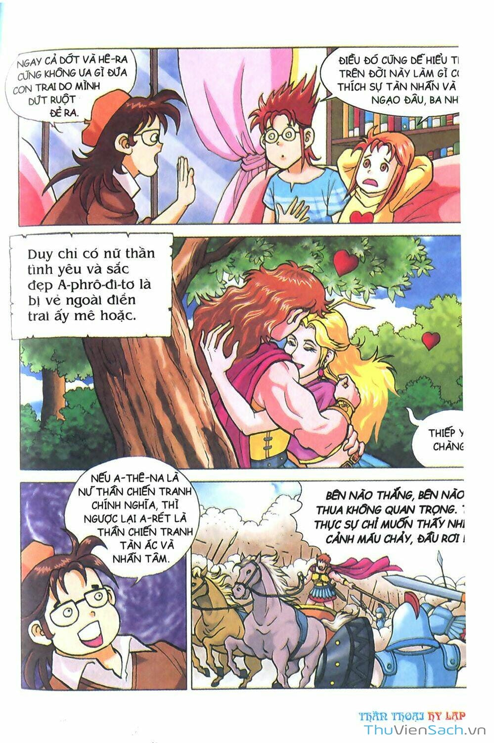 Truyện Tranh Thần Thoại Hy Lạp - Nguồn Gốc Các Vị Thần trang 3