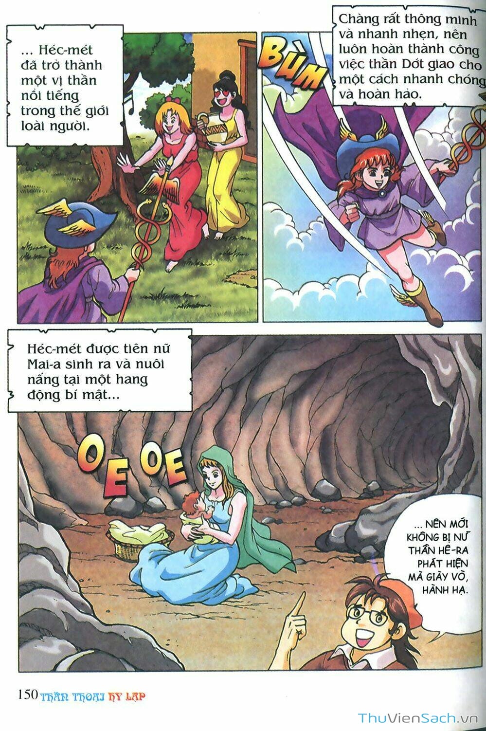 Truyện Tranh Thần Thoại Hy Lạp - Nguồn Gốc Các Vị Thần trang 3