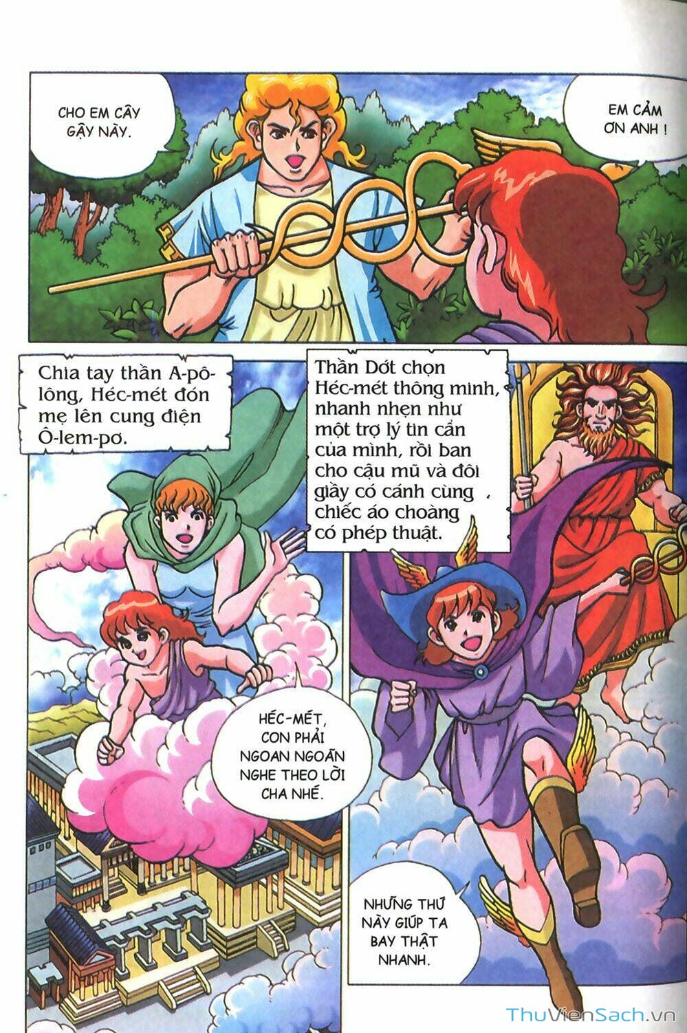 Truyện Tranh Thần Thoại Hy Lạp - Nguồn Gốc Các Vị Thần trang 3