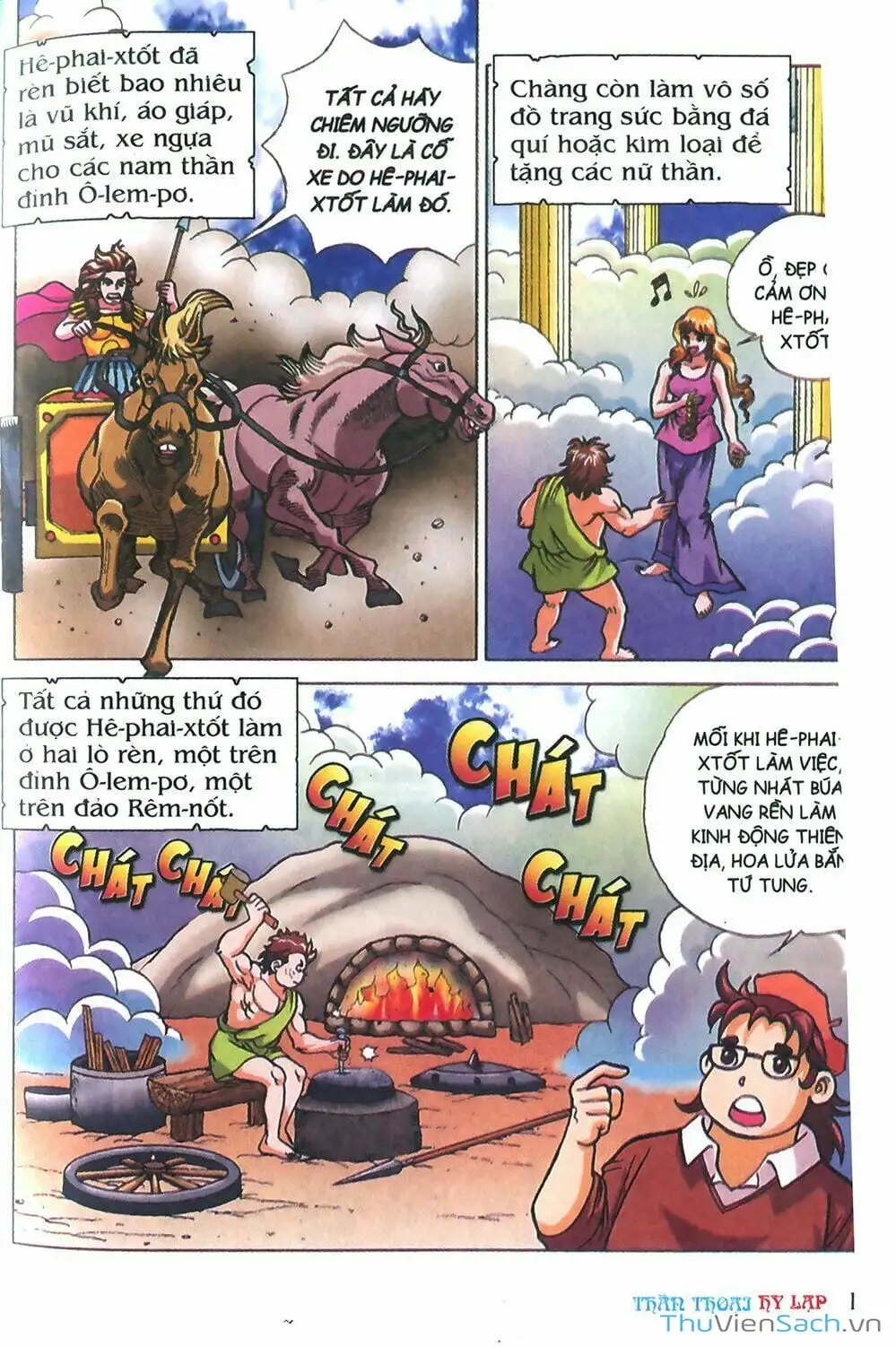 Truyện Tranh Thần Thoại Hy Lạp - Nguồn Gốc Các Vị Thần trang 3