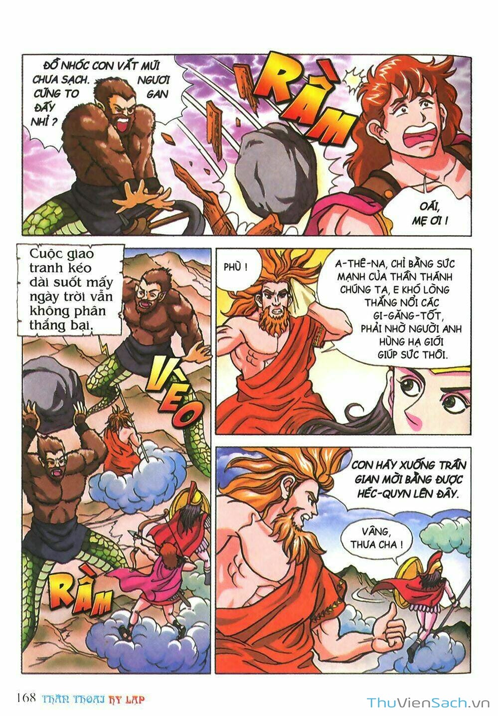 Truyện Tranh Thần Thoại Hy Lạp - Nguồn Gốc Các Vị Thần trang 3