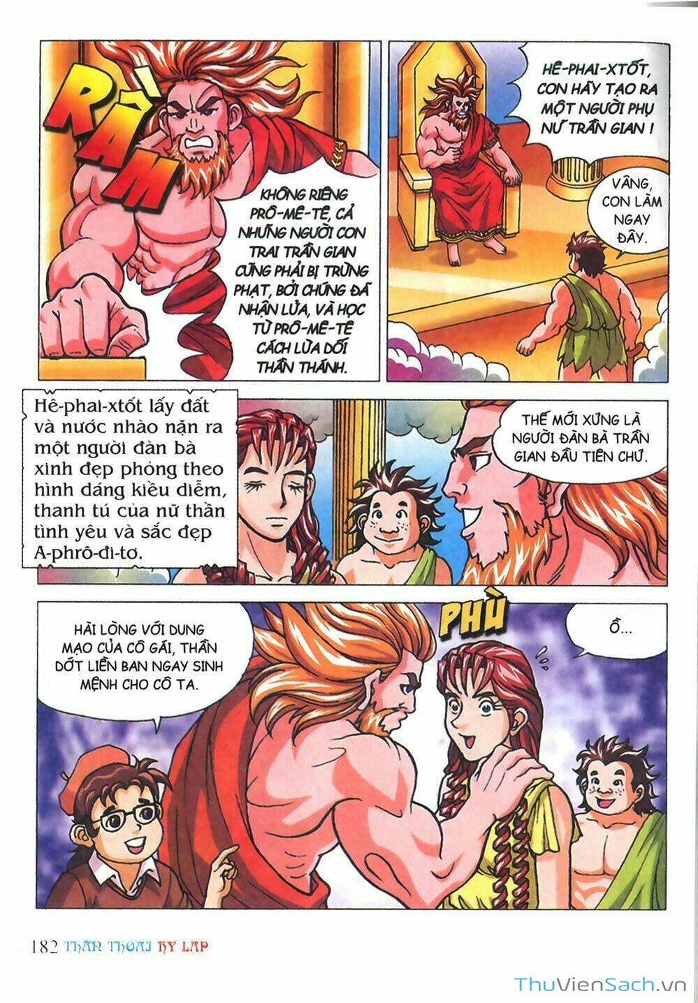 Truyện Tranh Thần Thoại Hy Lạp - Nguồn Gốc Các Vị Thần trang 3