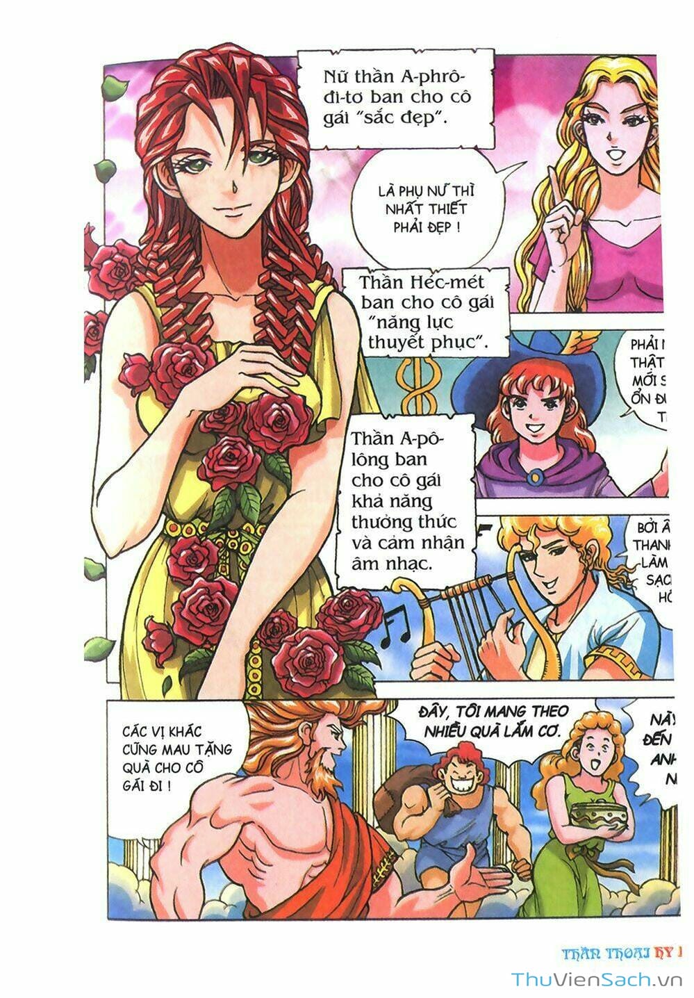 Truyện Tranh Thần Thoại Hy Lạp - Nguồn Gốc Các Vị Thần trang 3